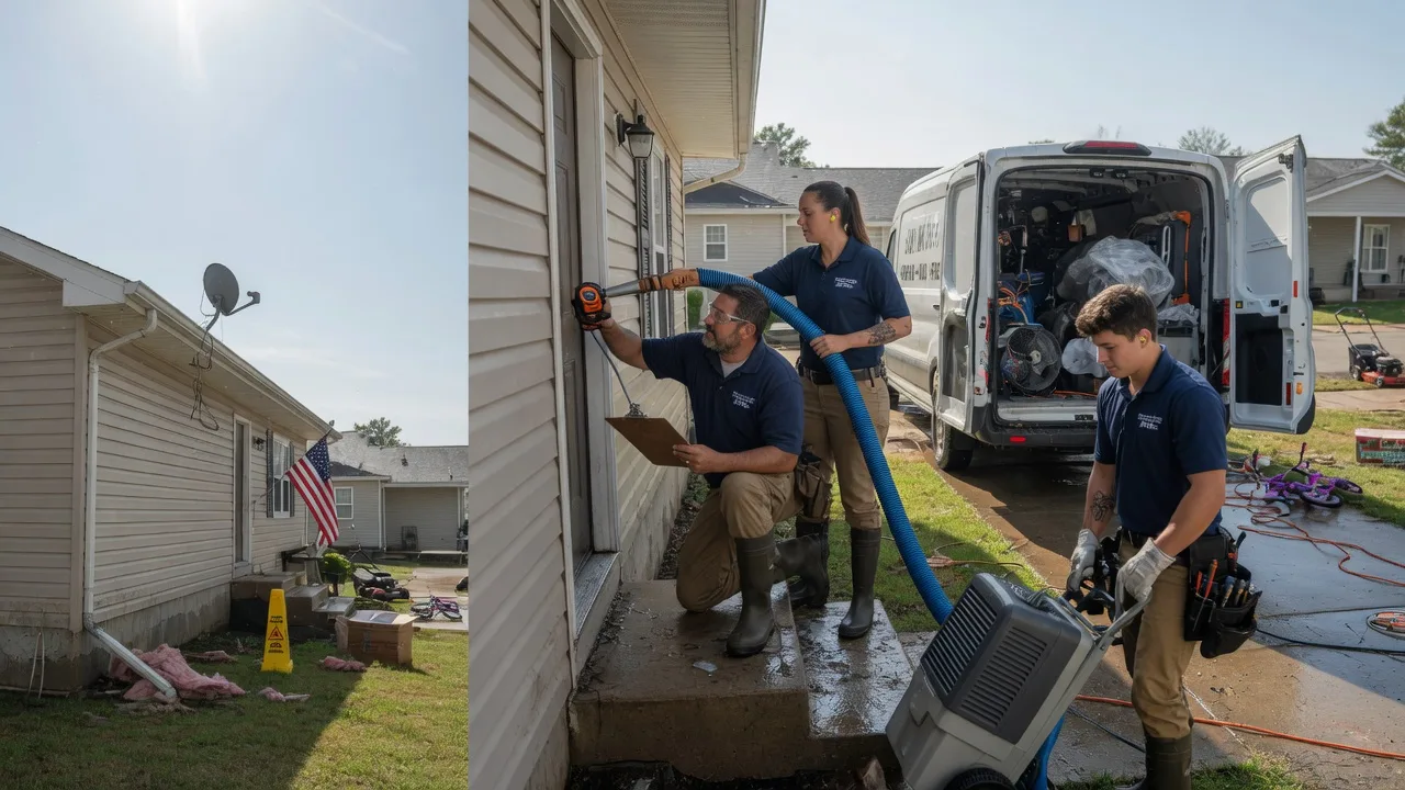 Ceiling Water Damage Restoration in Levering, MI near me